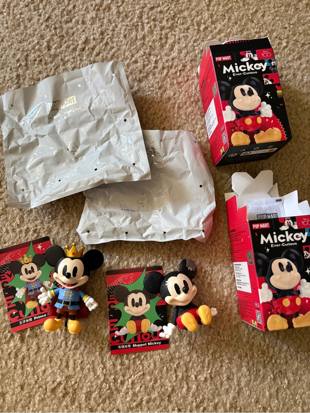 pop mart mickey ever-curious set